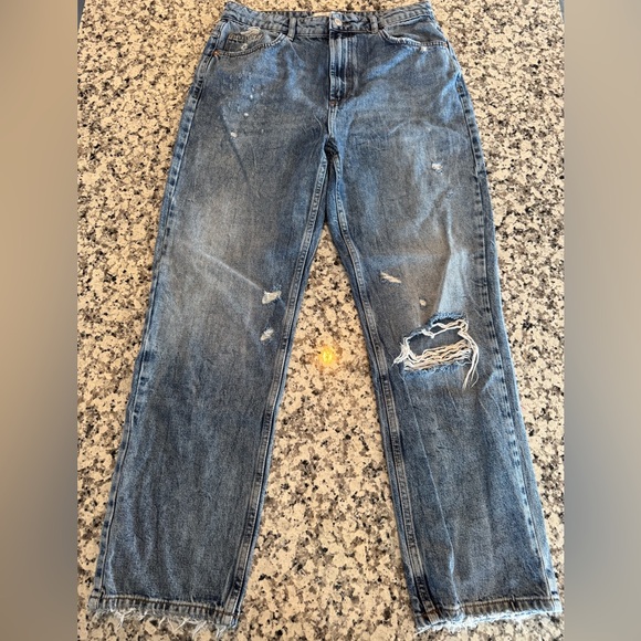 We The Free Pants - We The Free People Deconstructed Distress Jeans Size 30 Grungecore Casual Chic